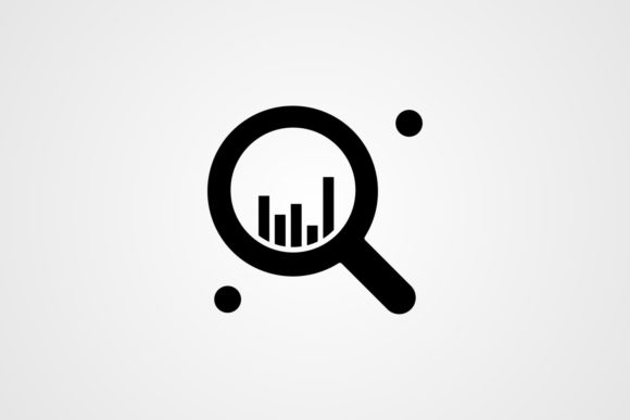 Download Vector Marketing Analysis Glyph Icon - Premium Resources