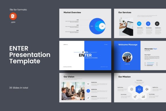 Download Enter PowerPoint Presentation Template - Powerpoint Collection