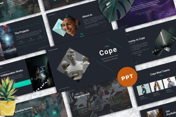Download Cope - Minimal Powerpoint Templates - Powerpoint Collection