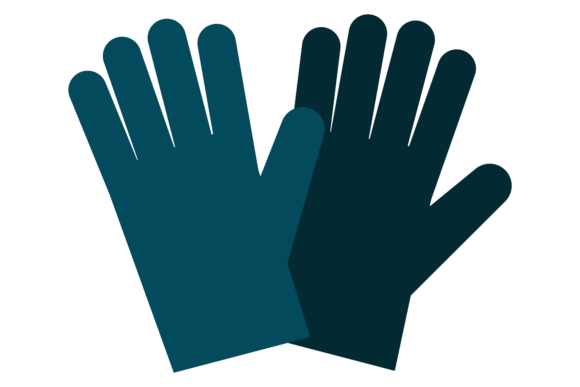 Download Safety Gloves Color Icon. Blue Hand Prot - Safety Collection