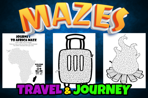 Download Maze Activities Book: 25 Journey Mazes - Journey Collection