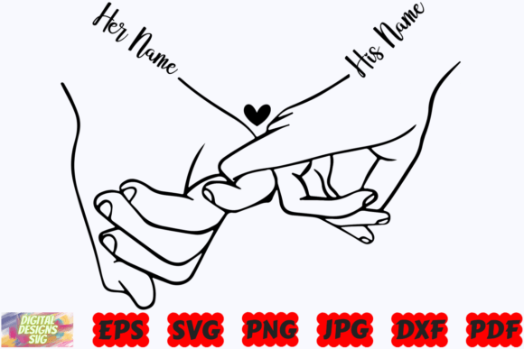 Download Holding Hands SVG | Couple Hands SVG - Holding Collection