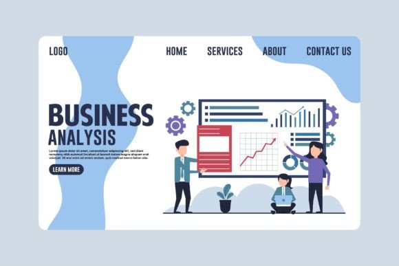 Download Business Analysis Landing Page Design - Premium Resources